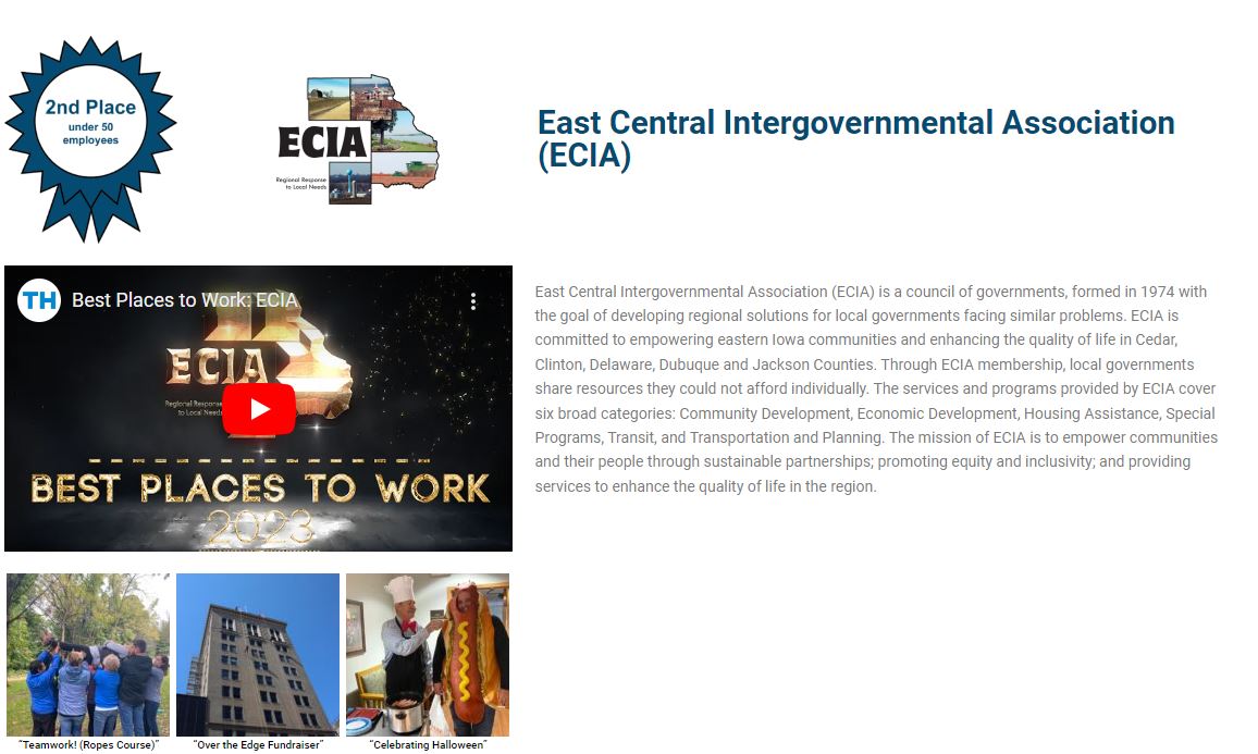 TH Best Place to Work Brief for ECIA